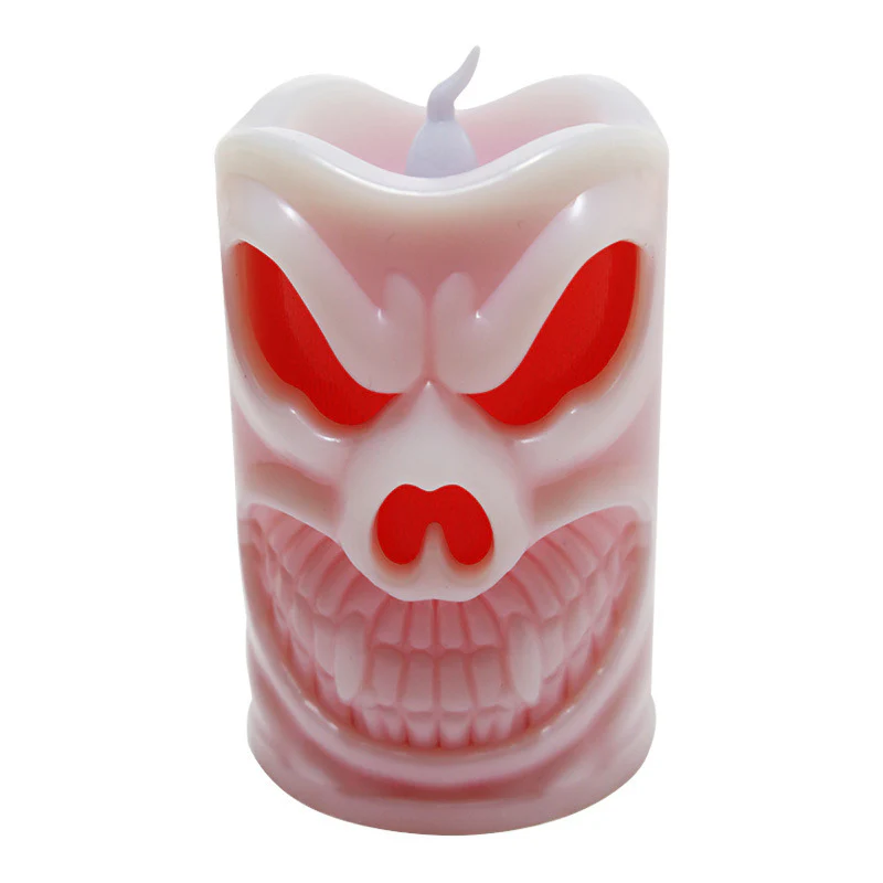 Halloween Flameless Candle Light LED Colourful Candlestick Table Decoration - Image 6