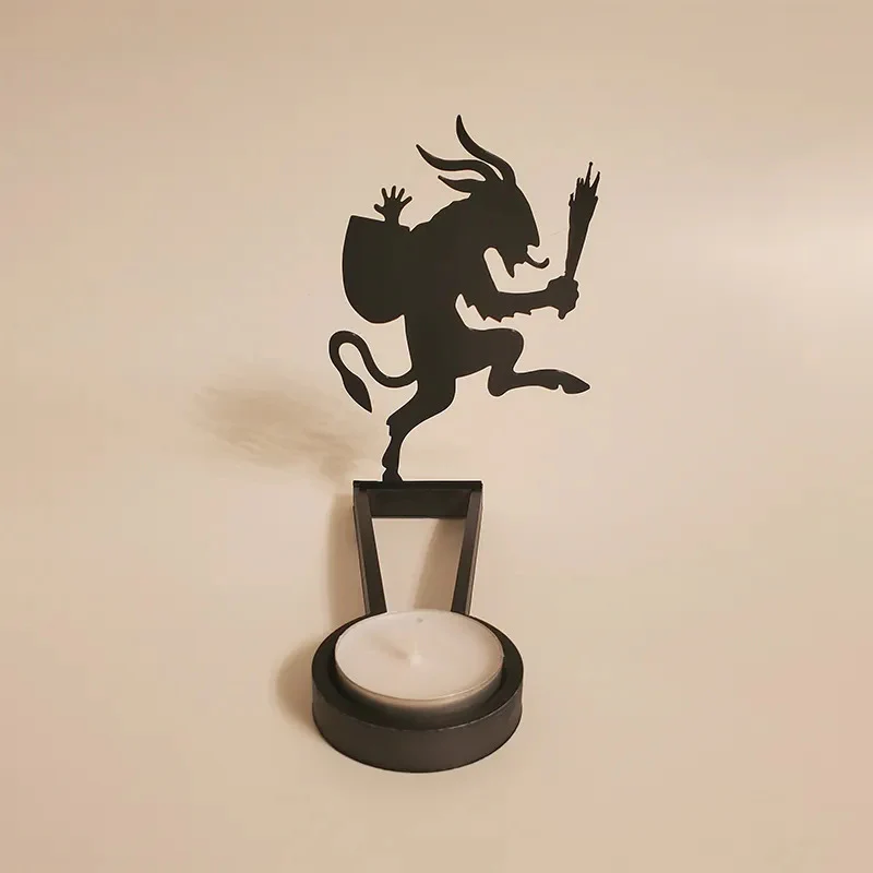 Halloween Fun Silhouette Shadow Candle Holder Decoration ornament - Image 4
