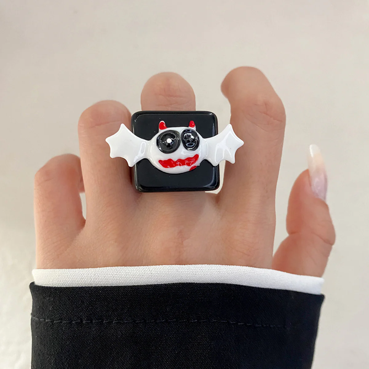 Halloween Knuckle Ring Pumpkin Bat Ghost Festival - Image 4