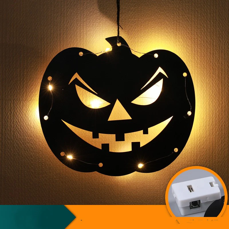 Halloween LED Decorative Lights Luminescent Spider Listing Home Decor Lamp - Image 4