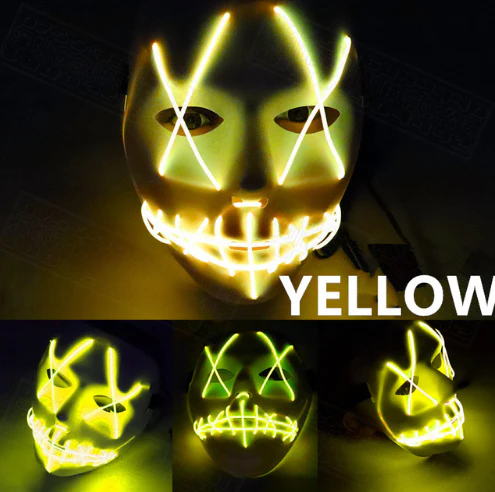 Halloween Led Glowing Full Face Mask - Image 10
