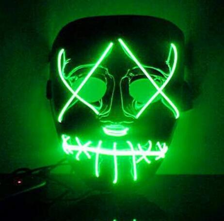 Halloween Led Glowing Full Face Mask - Image 17