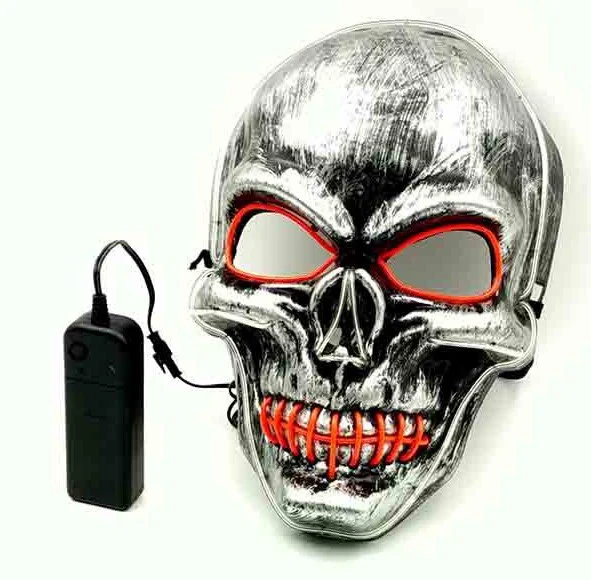 Halloween Led Glowing Full Face Mask - Image 2