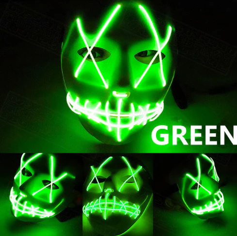 Halloween Led Glowing Full Face Mask - Image 4