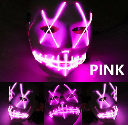 Halloween Led Glowing Full Face Mask - Image 5