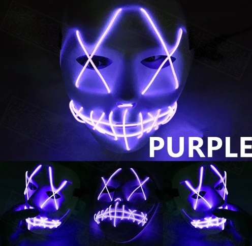Halloween Led Glowing Full Face Mask - Image 6