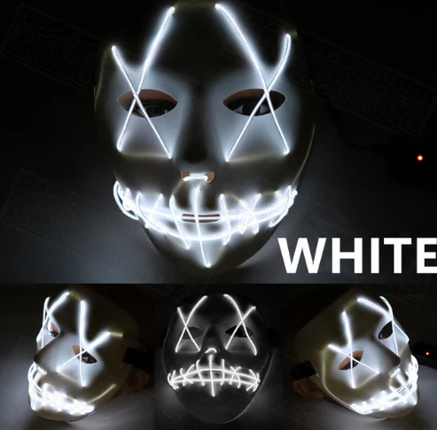 Halloween Led Glowing Full Face Mask - Image 9