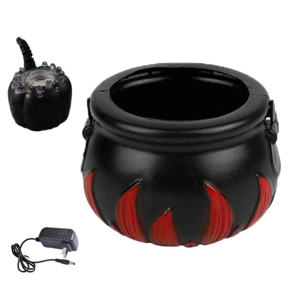 Halloween Pumpkin Smoke Witch Bucket Color Changing Lights - Image 6