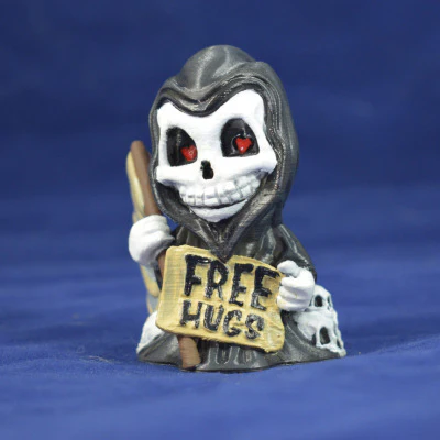 Halloween Reaper Death Statue Ornament - Free Hug - Image 4