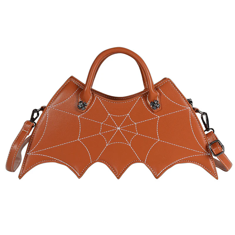 Halloween Spider Web Shape Shoulder Bags Personality Batgirl Tide Pu Handbags Fashoin Messenger Crossbody Bag - Image 13