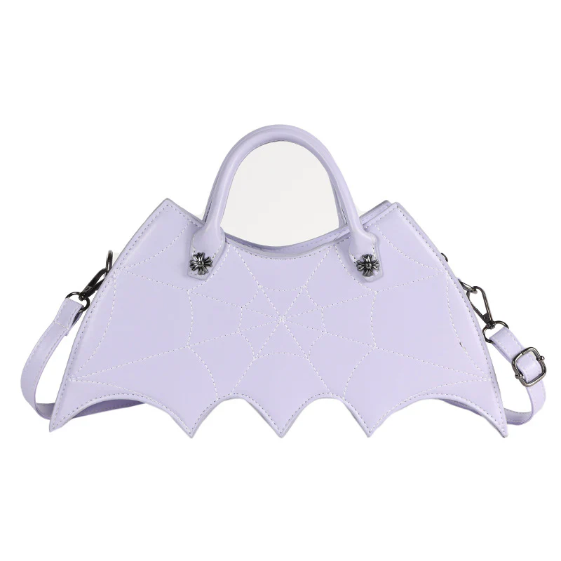 Halloween Spider Web Shape Shoulder Bags Personality Batgirl Tide Pu Handbags Fashoin Messenger Crossbody Bag - Image 15