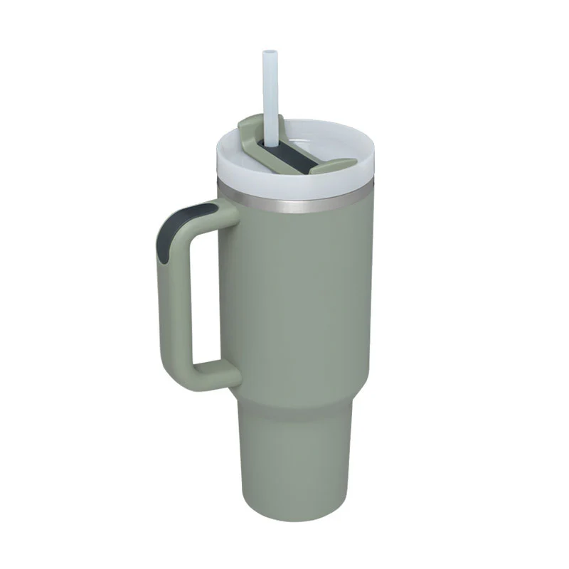 Halloween Thermal Mug 40oz Straw Coffee Insulation Cup With Handle - Image 16
