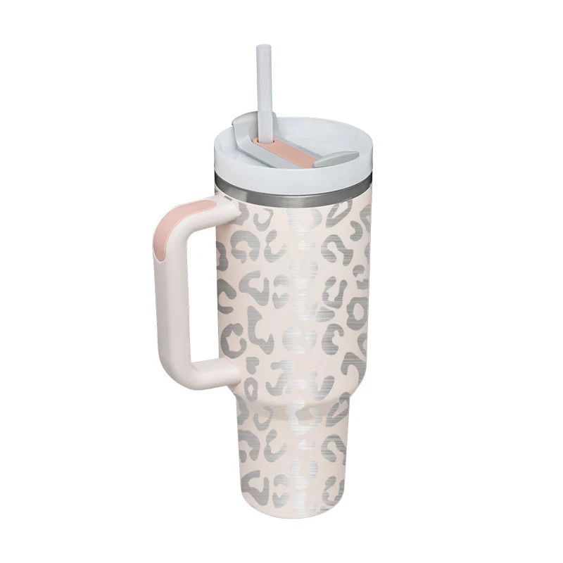 Halloween Thermal Mug 40oz Straw Coffee Insulation Cup With Handle - Image 18