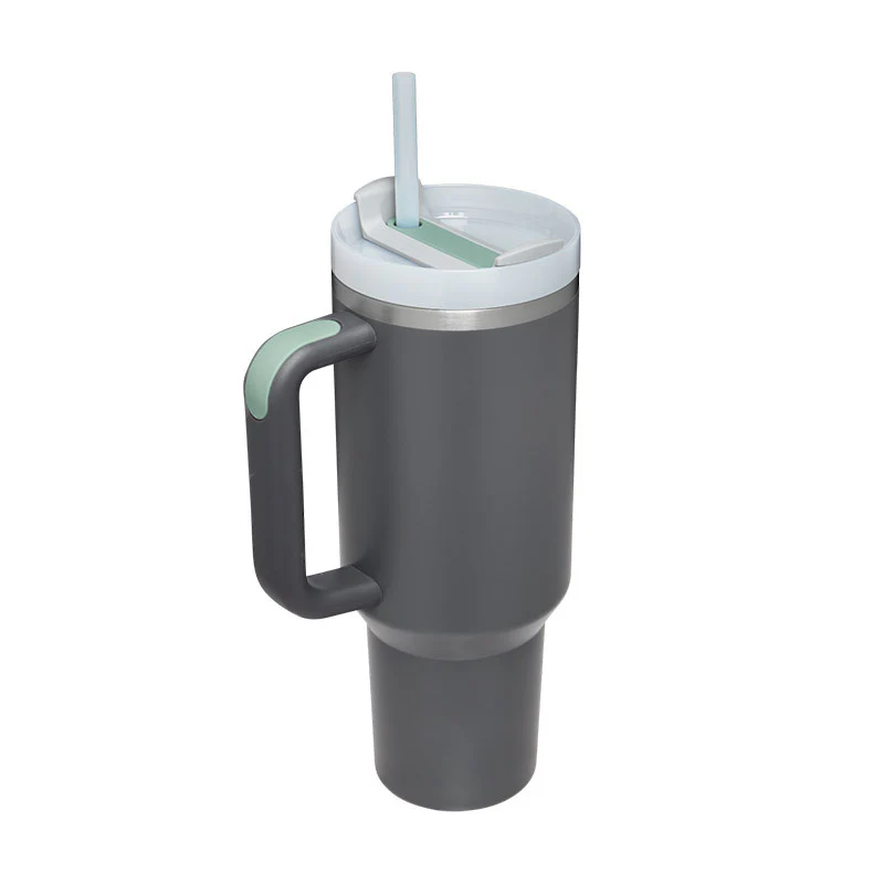 Halloween Thermal Mug 40oz Straw Coffee Insulation Cup With Handle - Image 6