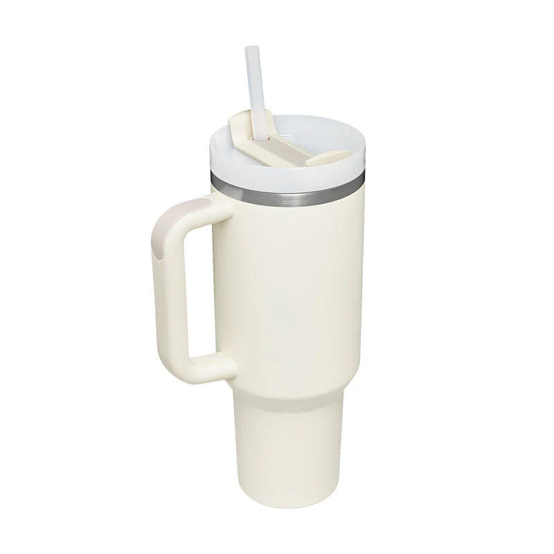 Halloween Thermal Mug 40oz Straw Coffee Insulation Cup With Handle - Image 8