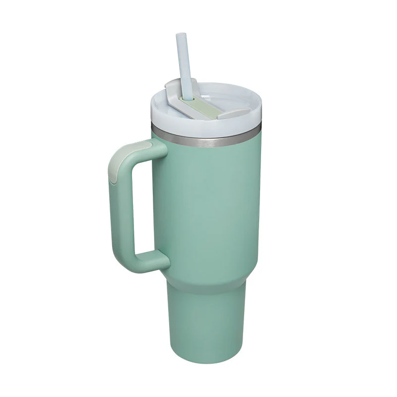 Halloween Thermal Mug 40oz Straw Coffee Insulation Cup With Handle - Image 9