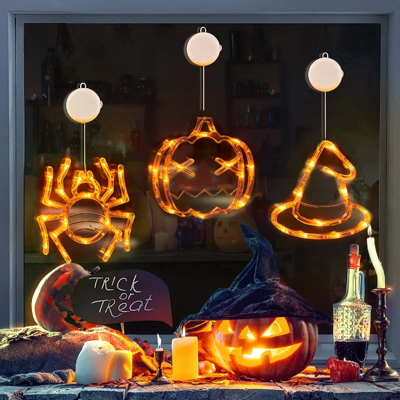 Halloween Party Window Hanging LED suction cup lamp Light - Image 3