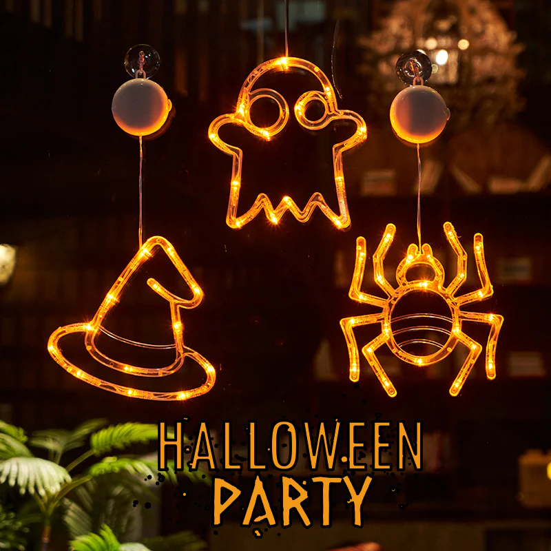 Halloween Party Window Hanging LED suction cup lamp Light - Image 5