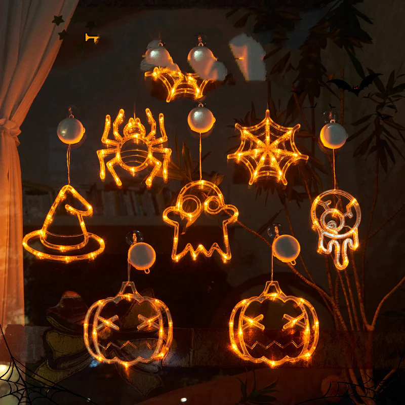 Halloween Party Window Hanging LED suction cup lamp Light - Image 6