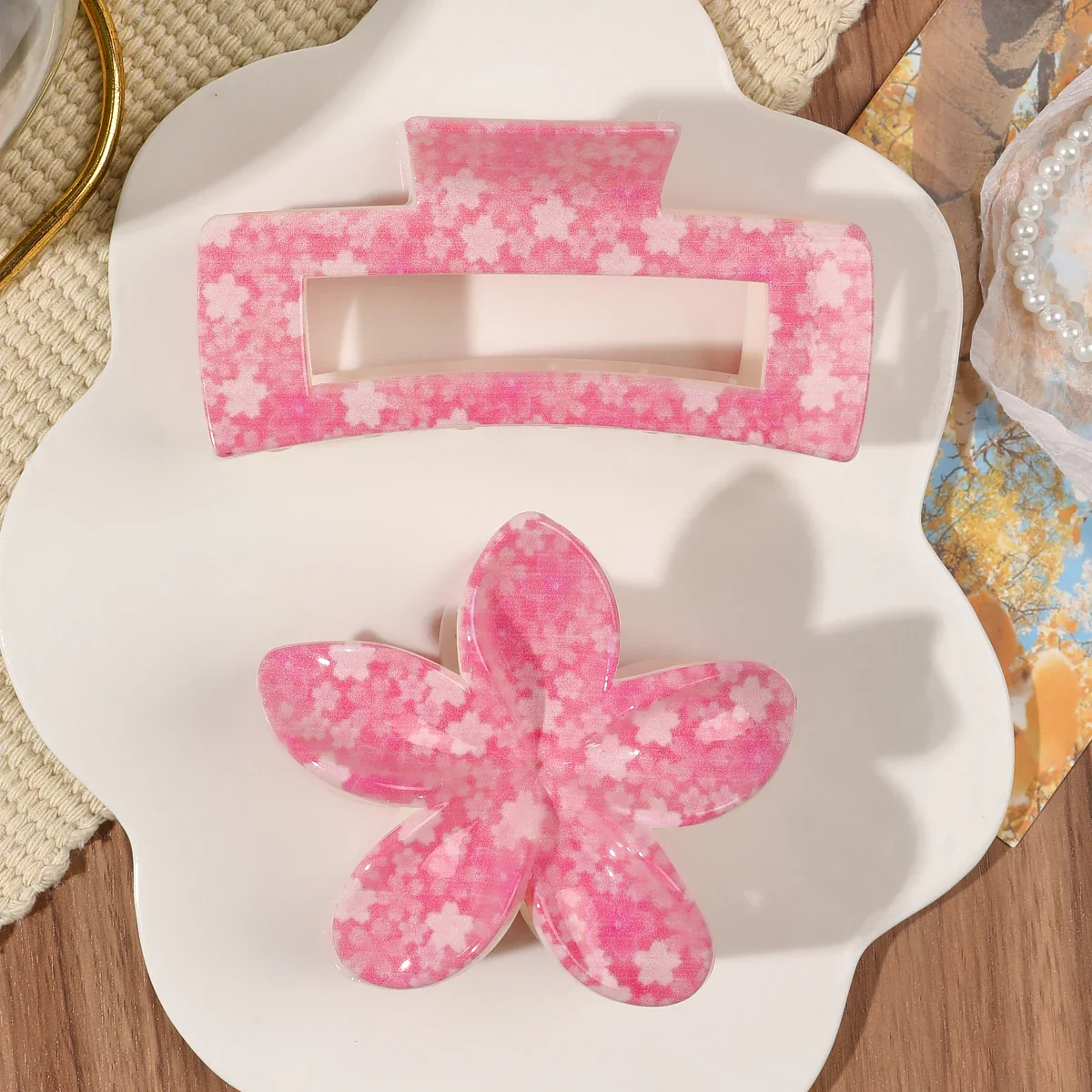 Hawaiian Flower Claw Clip - Image 26