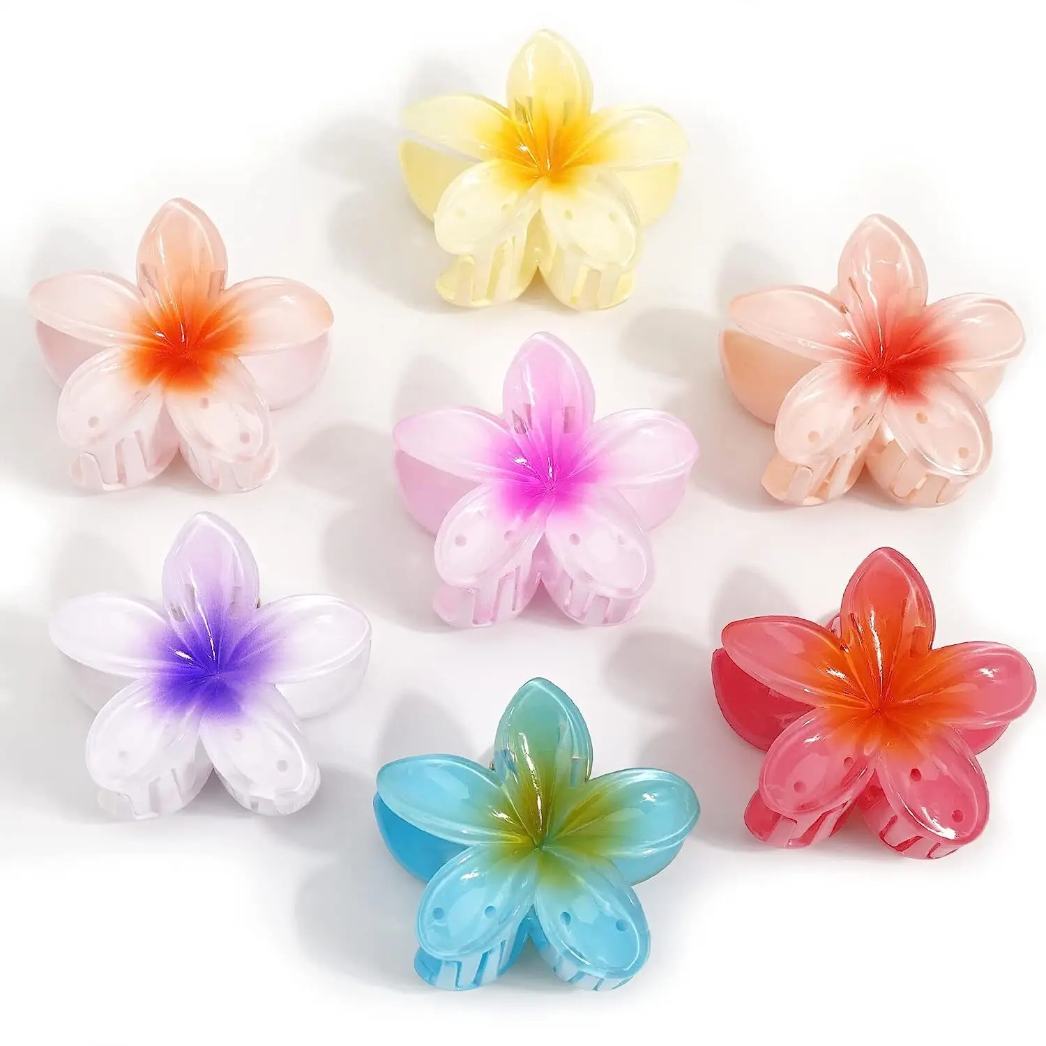 Hawaiian Gradient Hair Claw Clip - Image 4