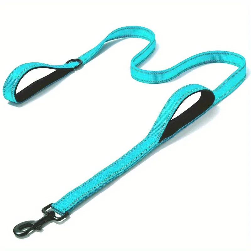 Heavy-Duty Double-Handle Nylon Dog Leash for Training and Control - Image 10