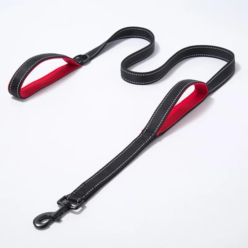 Heavy-Duty Double-Handle Nylon Dog Leash for Training and Control - Image 11
