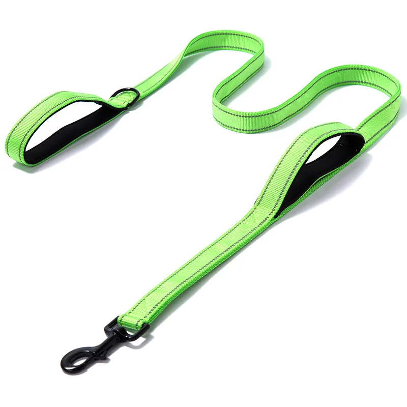 Heavy-Duty Double-Handle Nylon Dog Leash for Training and Control - Image 8