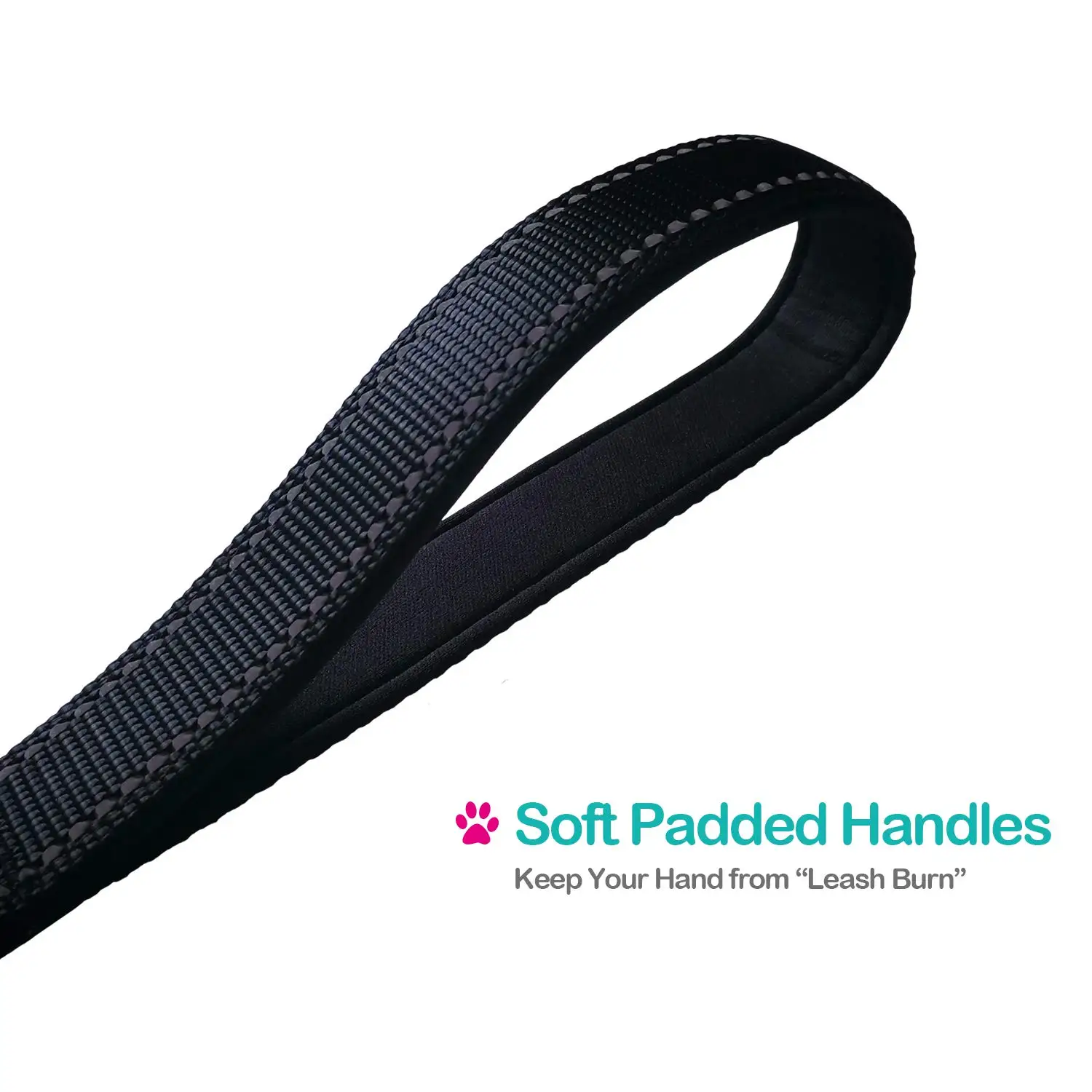 Heavy Duty Traffic Padded Handle Short Dog Leash - Image 4