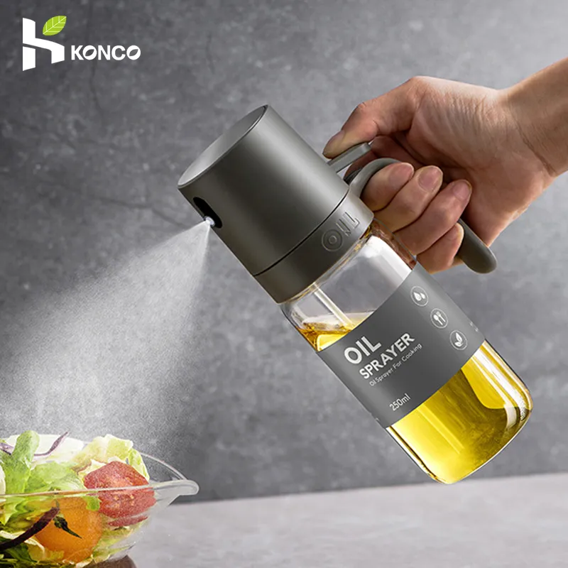 High Borosilicate Glass Olive Oil Spray Dispenser Bottle 250ml - Image 9