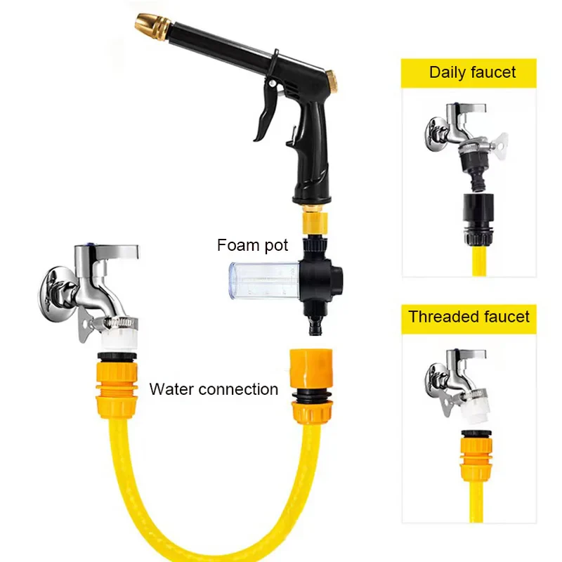 High-Pressure Portable Water Gun for Car Wash and Garden Watering - Image 4