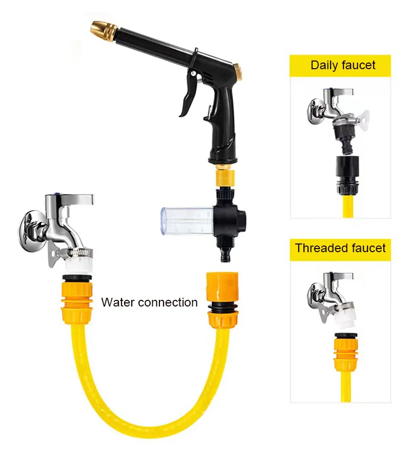 High-Pressure Portable Water Gun for Car Wash and Garden Watering - Image 5