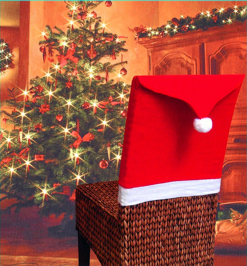 High Quality Christmas Decorated Chair Cover Set - Image 6