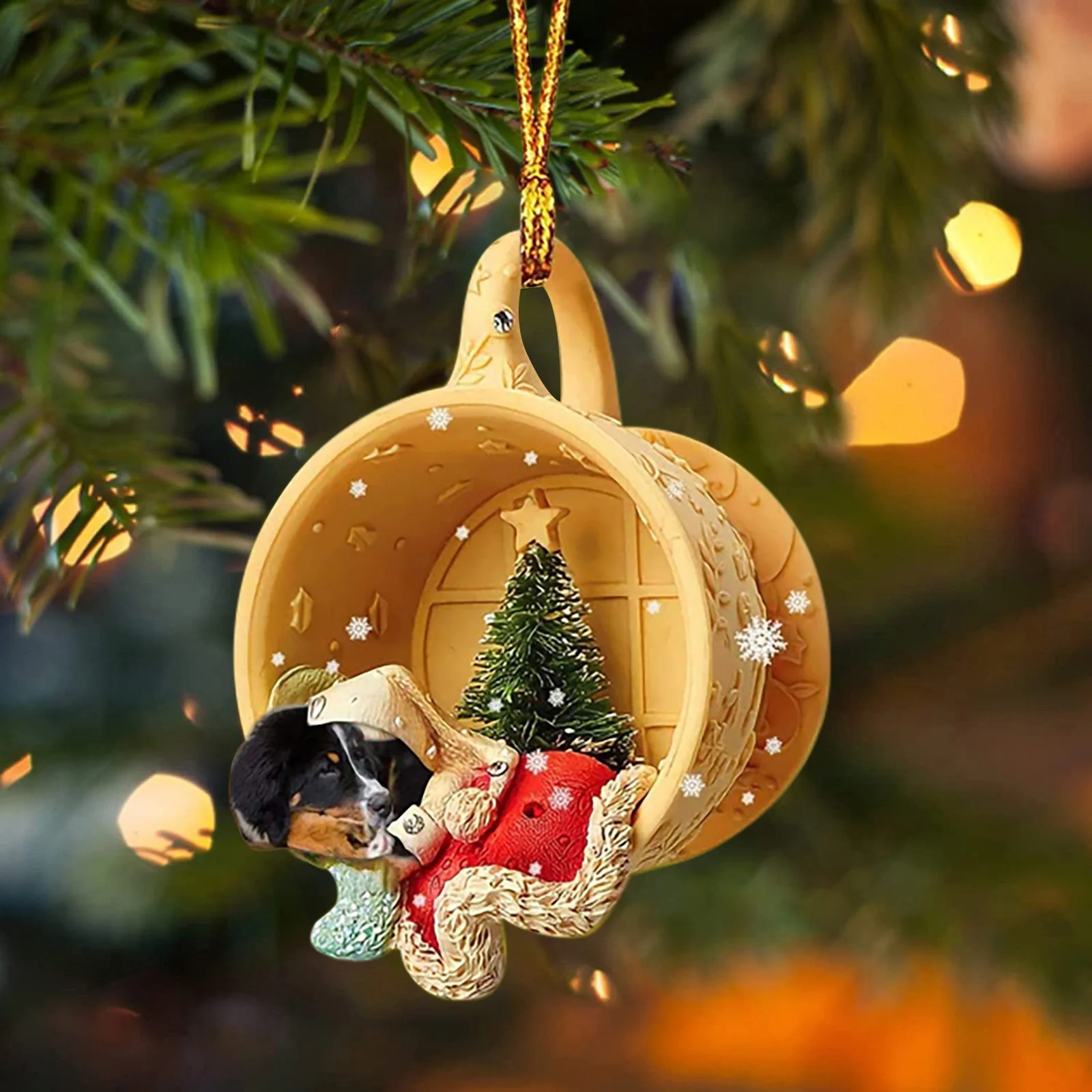 Home Acrylic Sausage Dog Hanging Decorations - Image 4