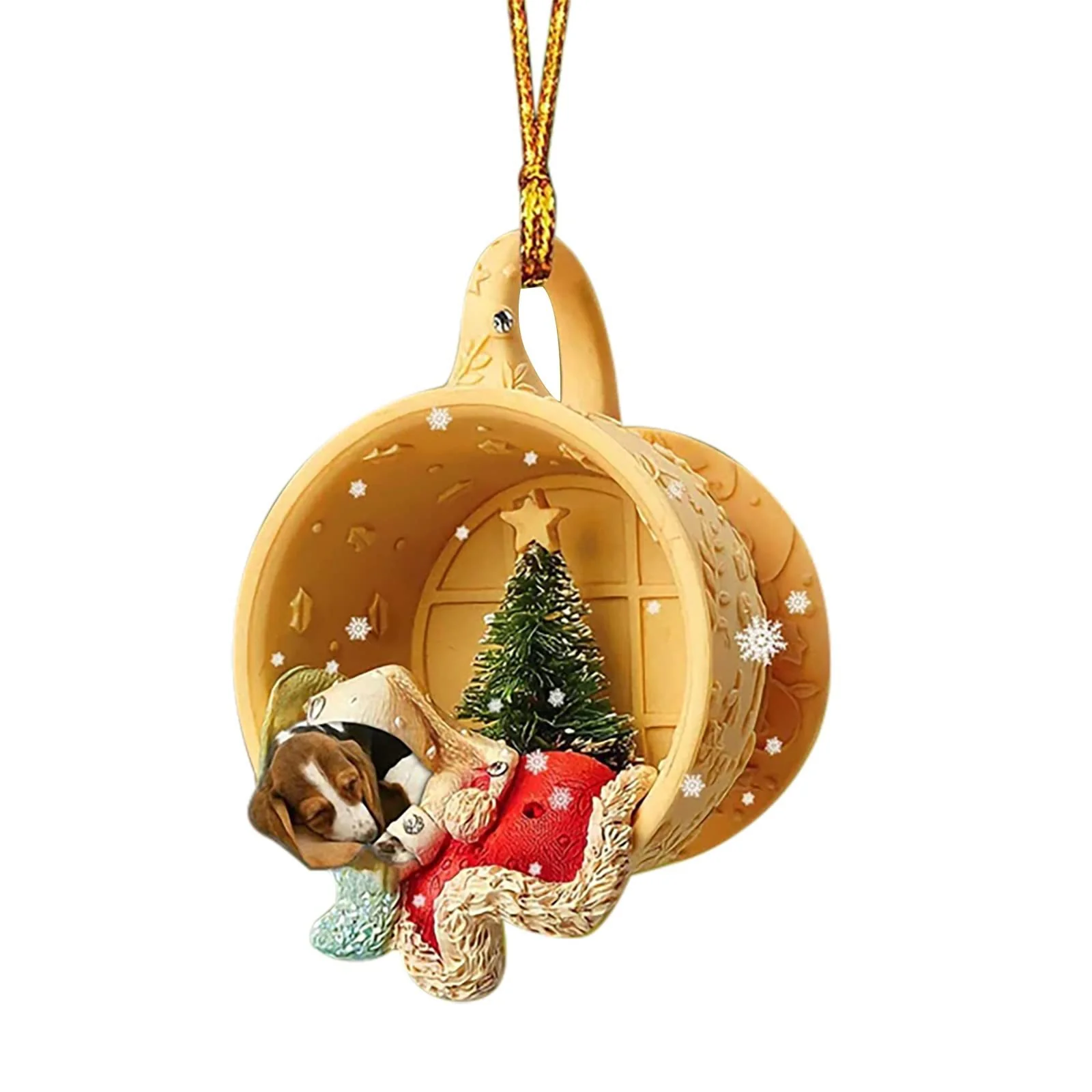 Home Acrylic Sausage Dog Hanging Decorations - Image 5