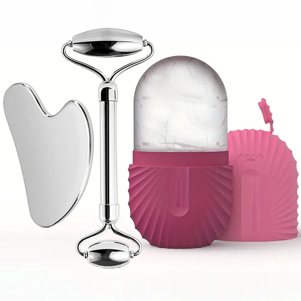 Ice Face Roller & Gua Sha Skincare Set - Image 11