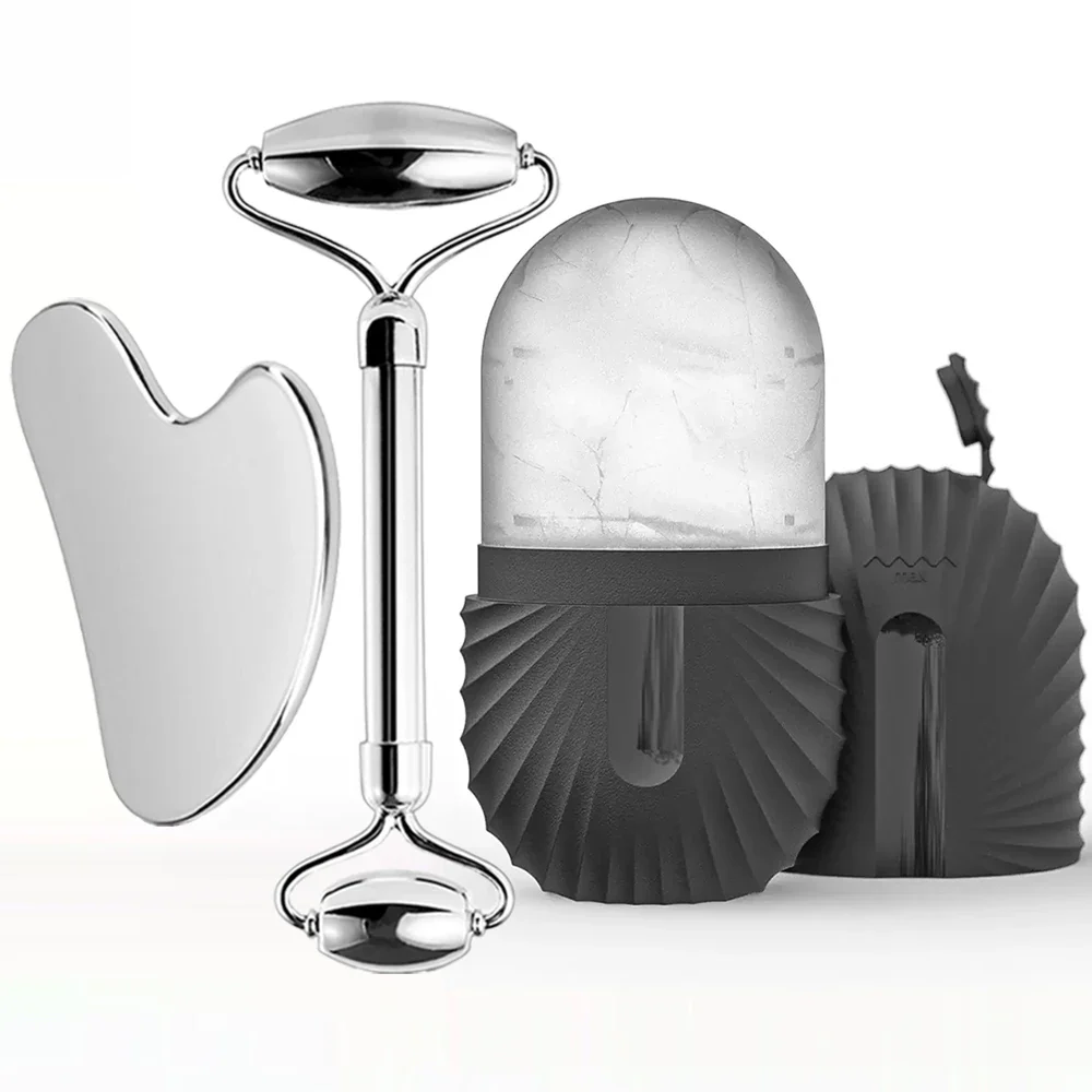 Ice Face Roller & Gua Sha Skincare Set - Image 12