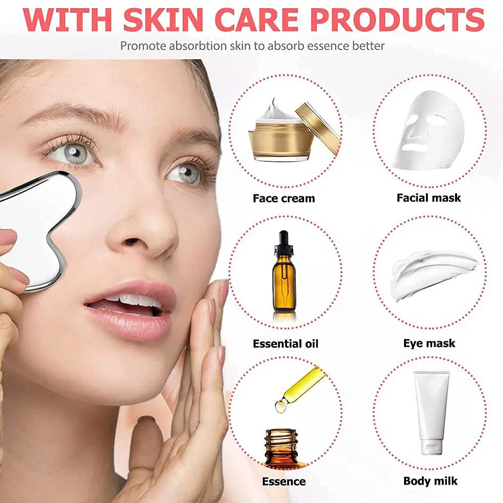 Ice Face Roller & Gua Sha Skincare Set - Image 4