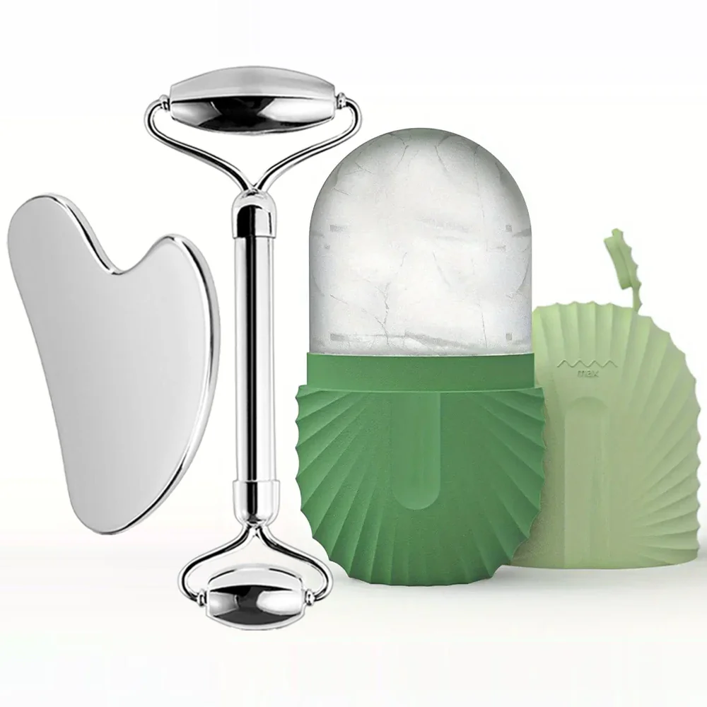 Ice Face Roller & Gua Sha Skincare Set - Image 7