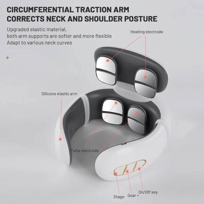 Intelligent Electric Neck Massage Device with Heating - Image 4