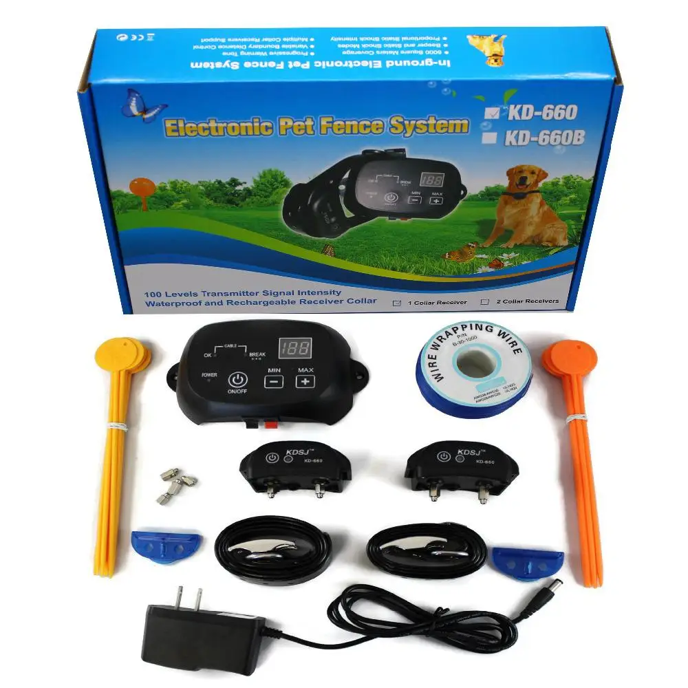 KD660 Hidden Dog Fence In-ground Wire Friendly Pet Containment with Training Collar  - Image 7