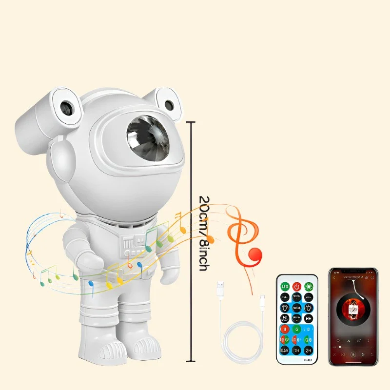 Kids' Astronaut Star Paintable DIY Projector Night Light - Image 10