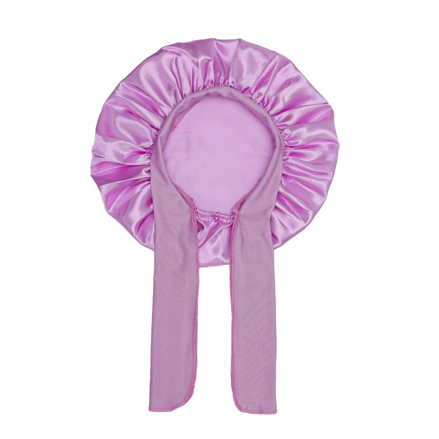 Kids Satin Bonnet With Ribbon - Image 8
