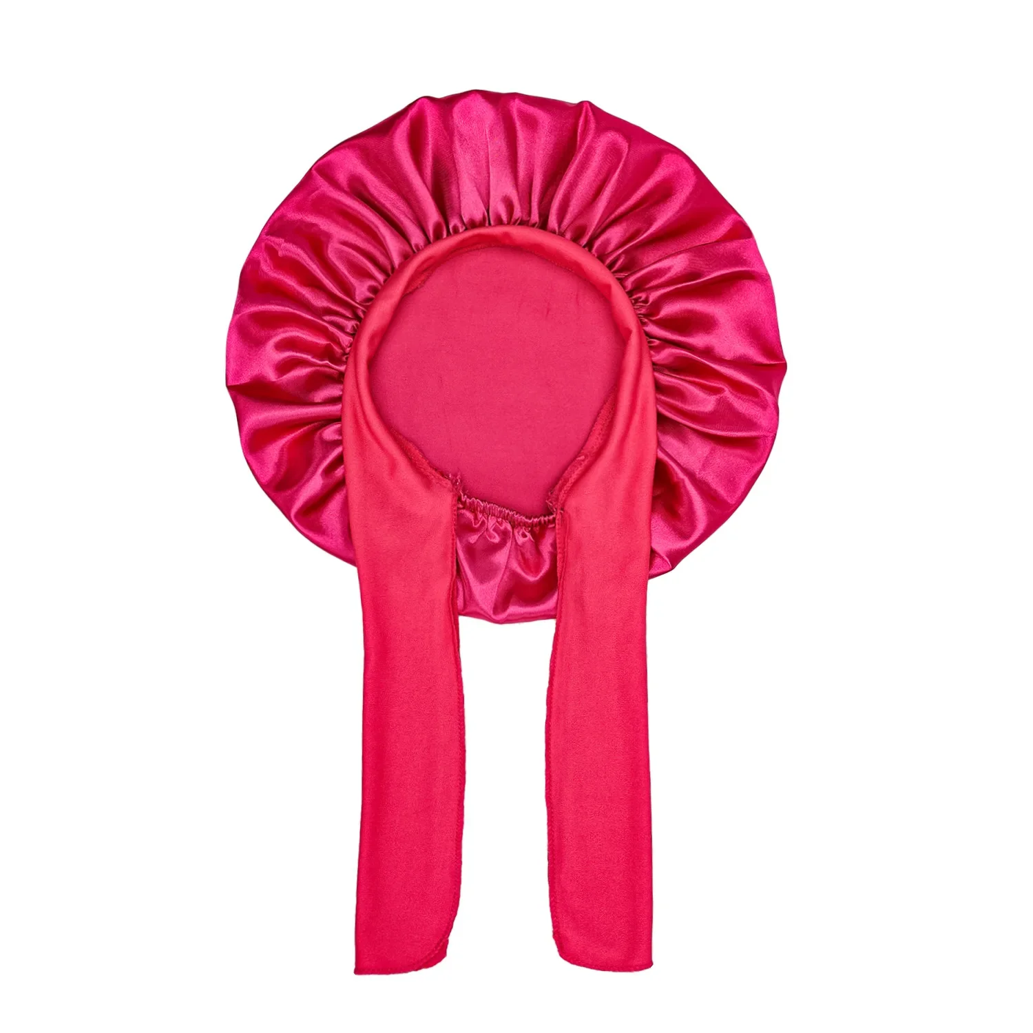 Kids Satin Bonnet With Ribbon - Image 9