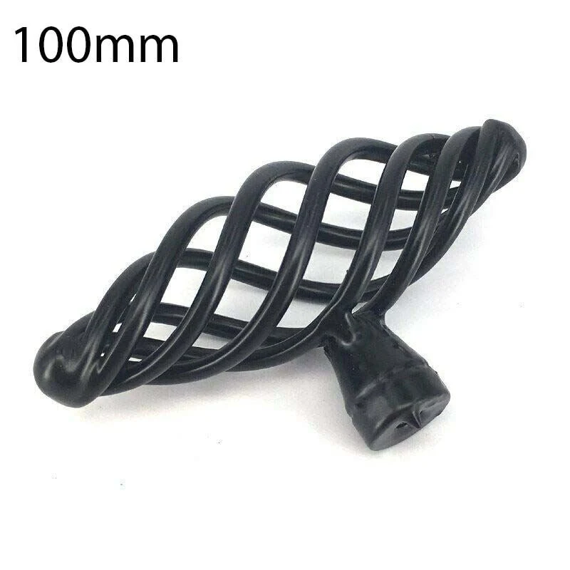 Kitchen Cabinet Door Handles Cupboard Drawer Black Handles Furniture - Image 19