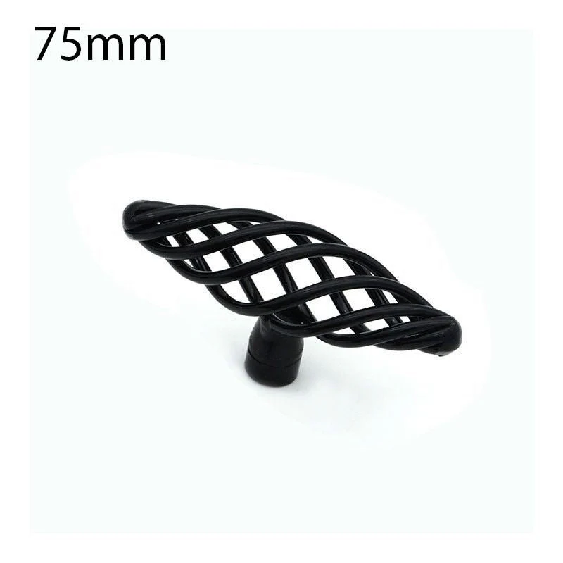 Kitchen Cabinet Door Handles Cupboard Drawer Black Handles Furniture - Image 24