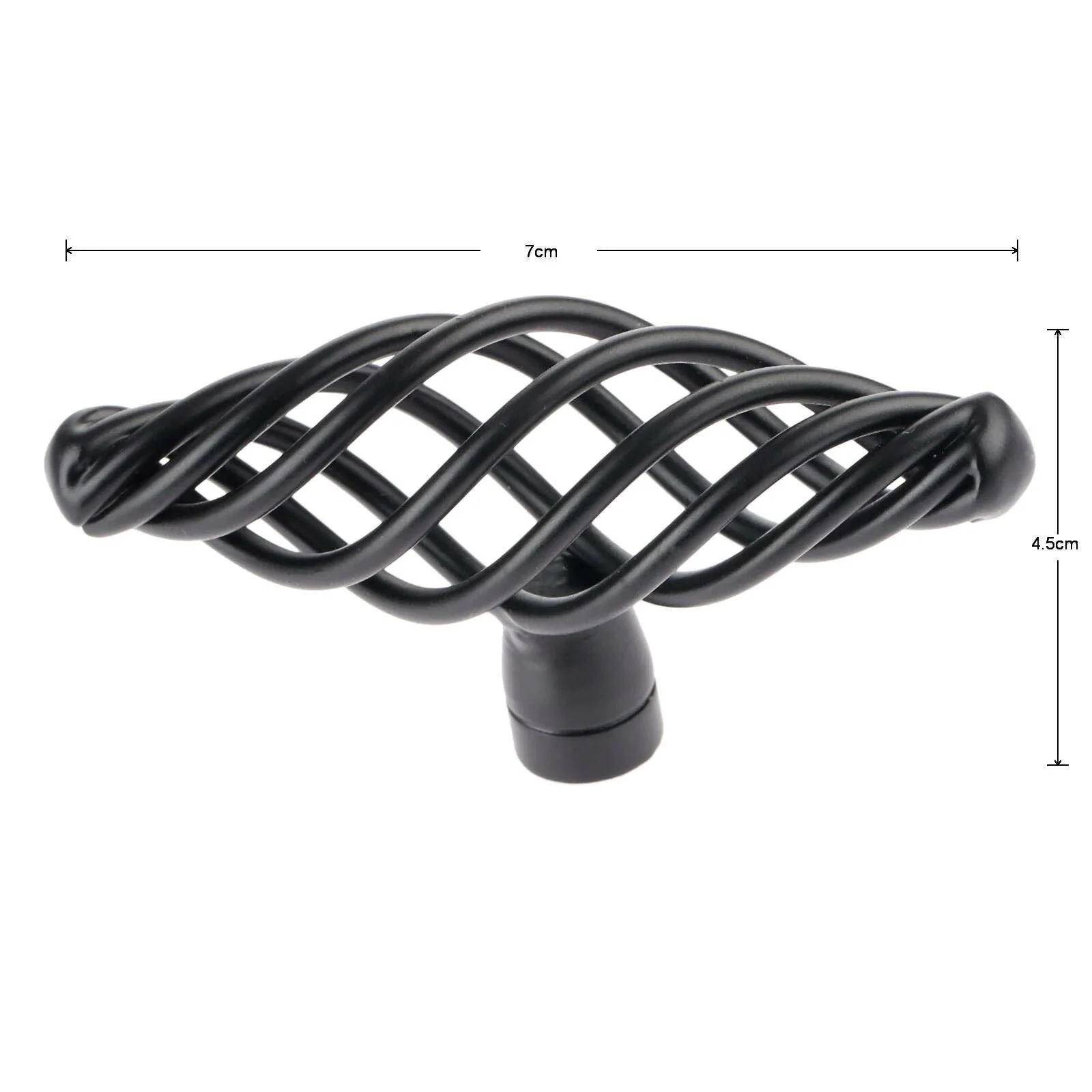 Kitchen Cabinet Door Handles Cupboard Drawer Black Handles Furniture - Image 25