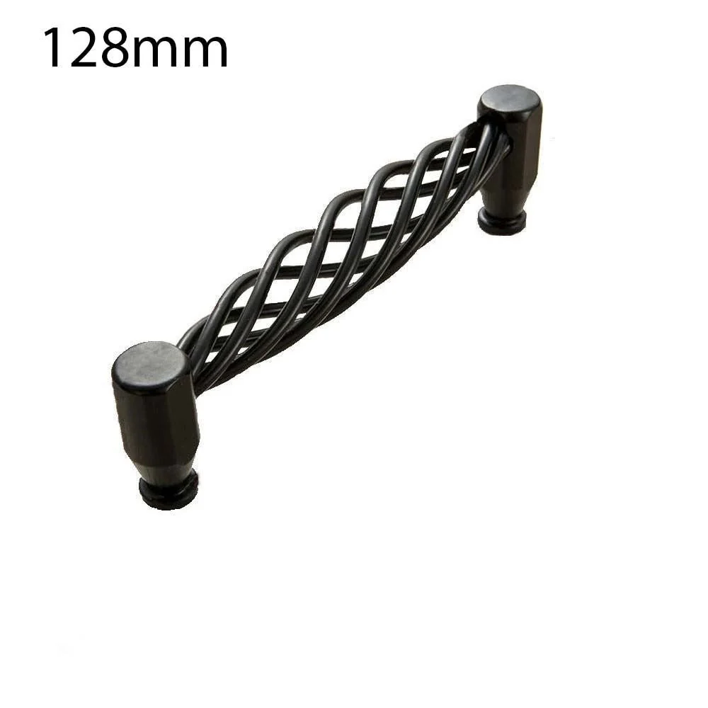 Kitchen Cabinet Door Handles Cupboard Drawer Black Handles Furniture - Image 5
