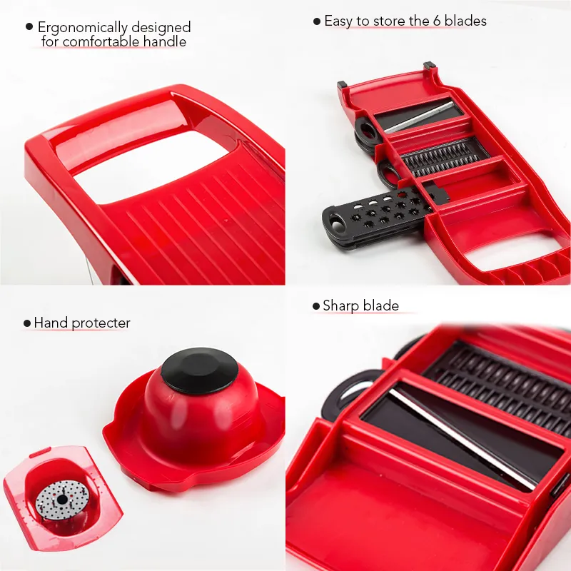 Kitchen Helper Vegetable Cutter and Slicer with Steel Blade - Image 2