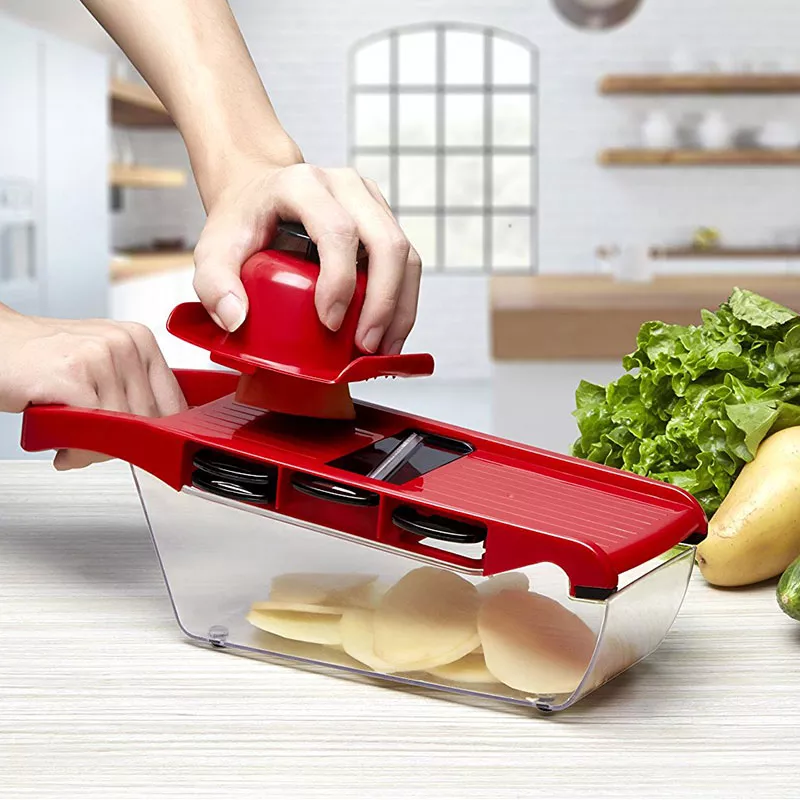 Kitchen Helper Vegetable Cutter and Slicer with Steel Blade - Image 8